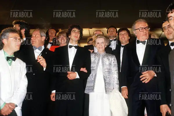 Sergio Rubini, Federico Fellini e Giulietta Masina, Festival di Cannes, 1993