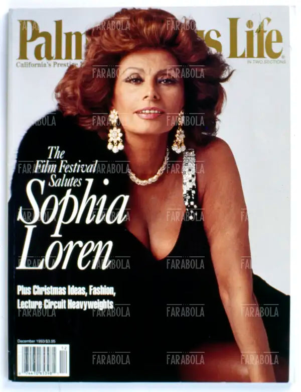 Sophia Loren, Copertina di Palm Springs Life, 1993