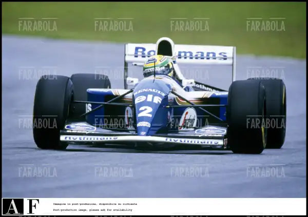 Ayrton Senna sulla sua Williams, Gp del Brasile, 1994