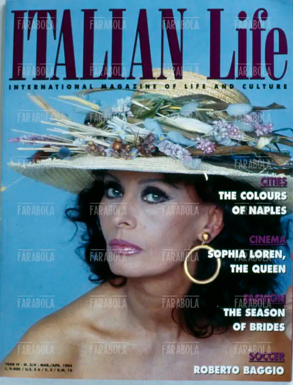 Sophia Loren, Copertina di Italian Life, 1994