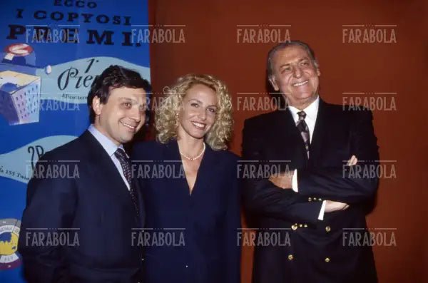 Piero Chiambretti, Antonella Clerici e Renzo Arbore, 1994