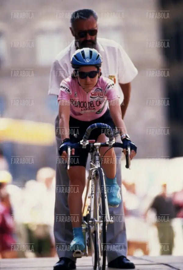 Fabiana Luperini in maglia rosa, Giro d'Italia femminile, 1995