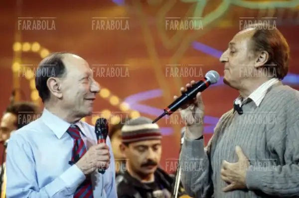 Renato Carosone e Renzo Arbore alle prove, Tu vuò fà l'americano, 1995