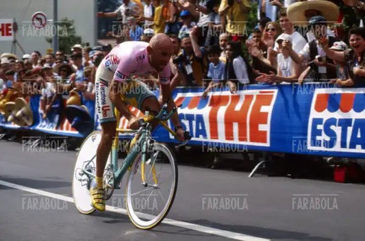 Marco Pantani alla cronometro di Lugano, Giro d'Italia, 1998