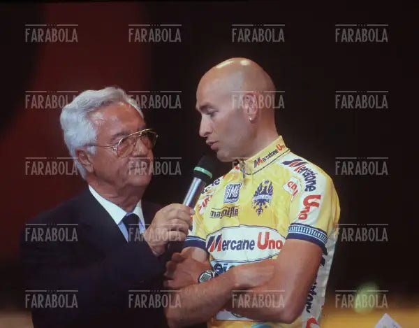 Adriano De Zan e Marco Pantani, Giro d'Italia, 1998