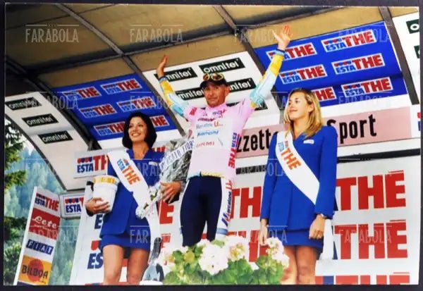 Marco Pantani, vincitore del Giro d'Italia, 1998