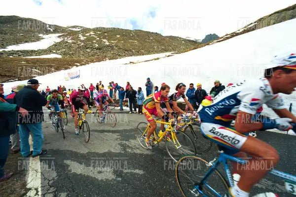 Ivan Gotti e Laurent Jalabert al Passo Gavia, Giro d'Italia, 1999