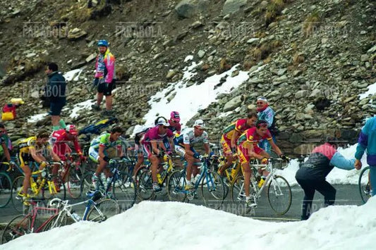 Virenque, Gotti, Jiménez e Jalabert al Passo Gavia, Giro d'Italia, 1999