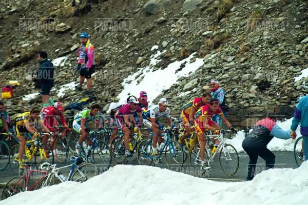 Virenque, Gotti, Jiménez e Jalabert al Passo Gavia, Giro d'Italia, 1999