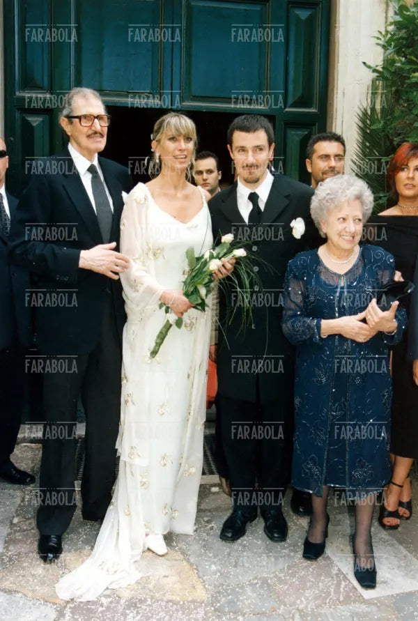 Ciccio Ingrassia, Barbara Cosentino, Giampiero Ingrassia e Rosaria Calì, Matrimonio di Giampiero Ingrassia, Roma, 1999