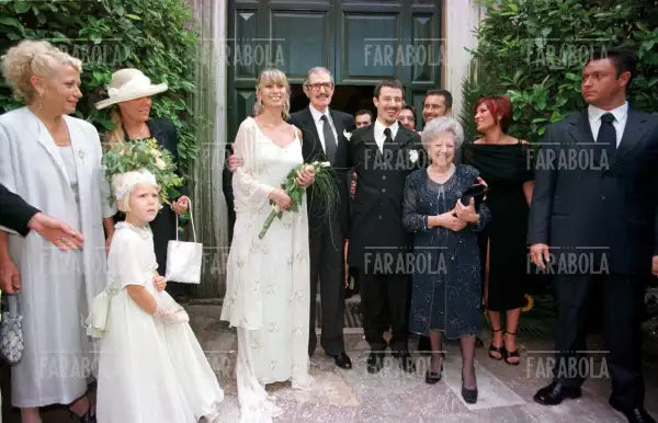 Ciccio Ingrassia, Barbara Cosentino, Giampiero Ingrassia e Rosaria Calì, Matrimonio di Giampiero Ingrassia, Roma, 1999