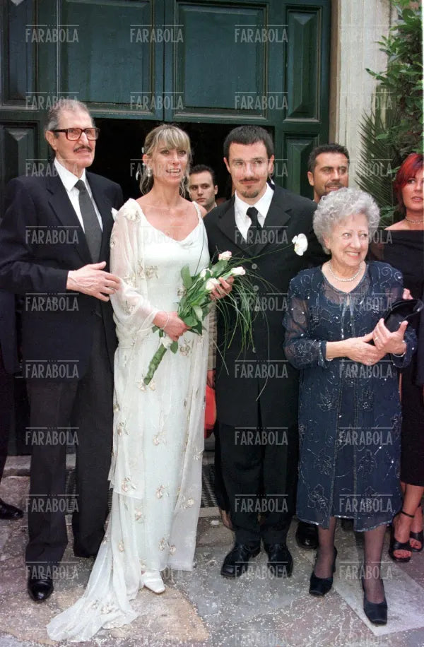 Ciccio Ingrassia, Barbara Cosentino, Giampiero Ingrassia e Rosaria Calì, Matrimonio di Giampiero Ingrassia, Roma, 1999