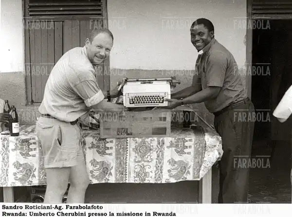 Umberto Cherubini in Rwanda, 1999