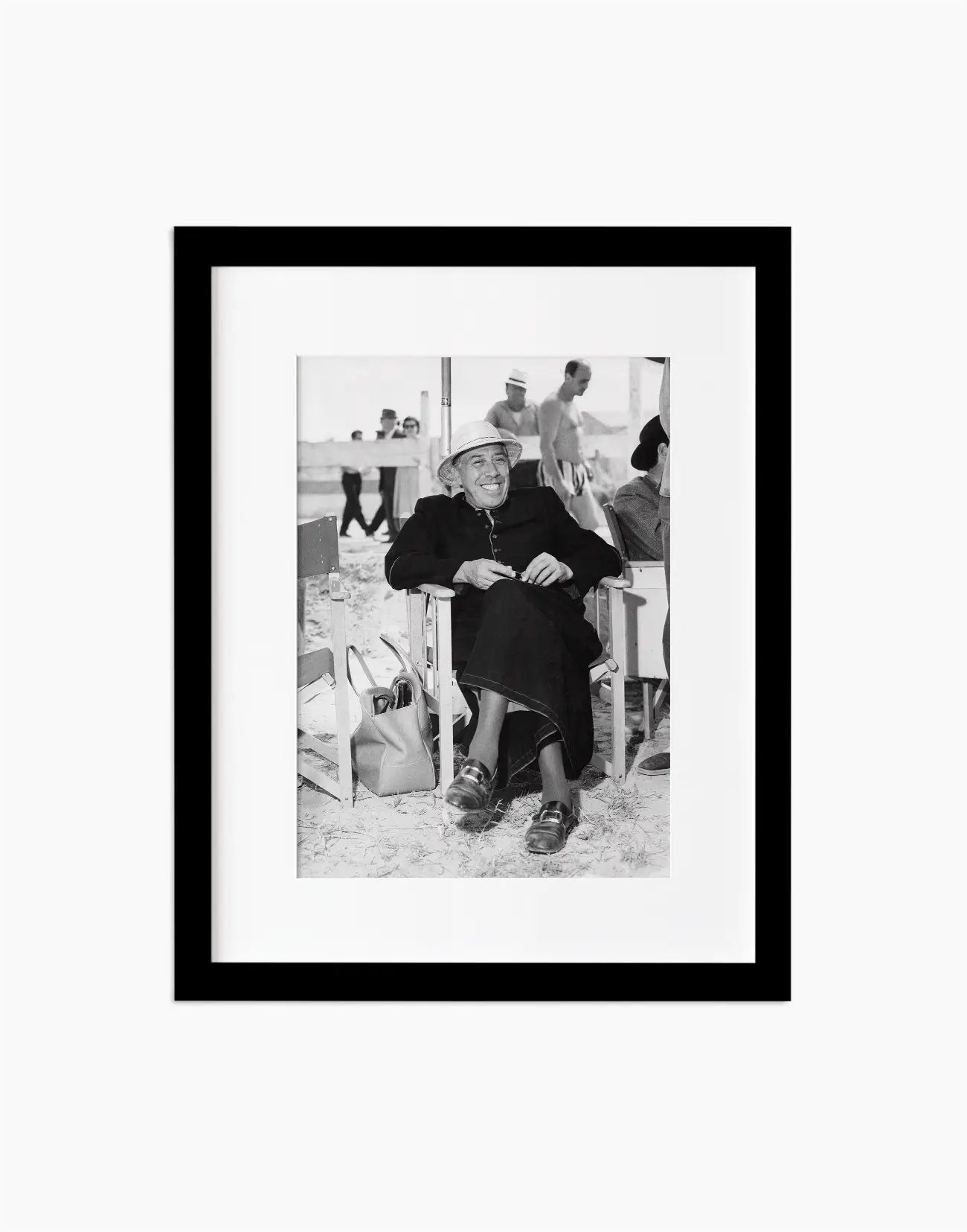 Fernandel sul set di don Camillo, 1961