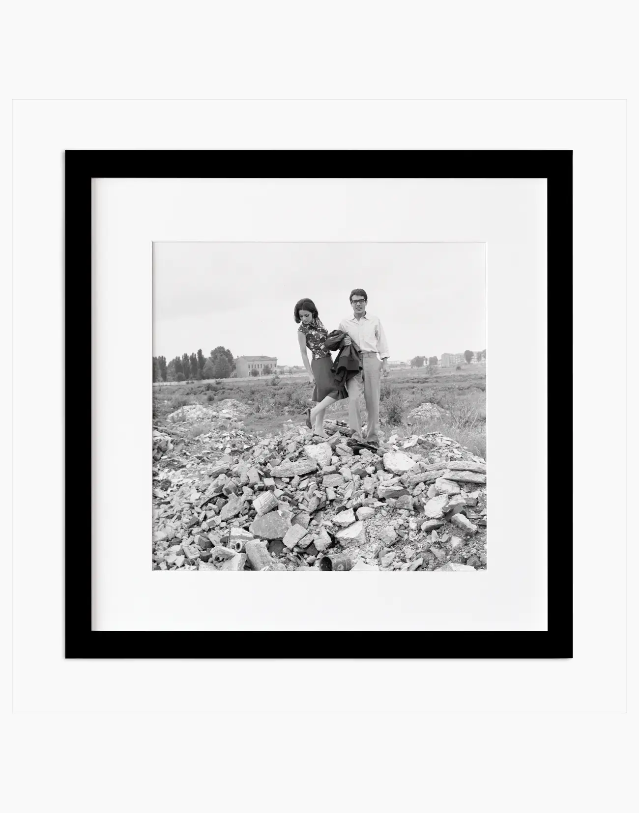 Enzo Jannacci e Renza Corbani a Milano, 1964