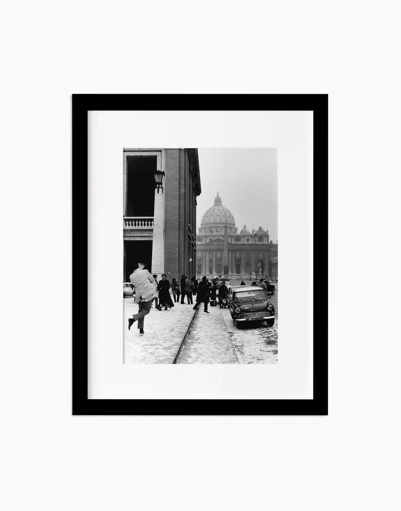 Neve a San Pietro, Roma 1963