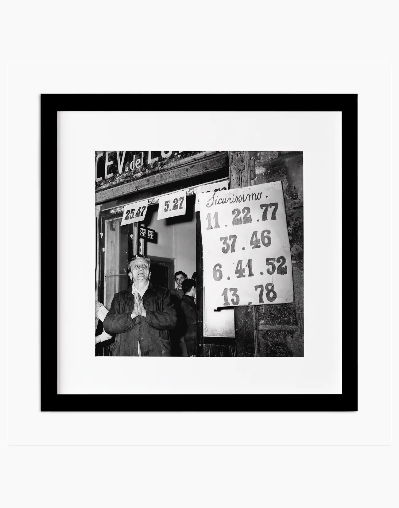 Ricevitoria del Lotto, Napoli 1956