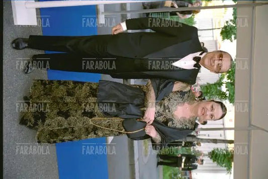 Tony Renis con la moglie Elettra Morini, Telegatto, Milano, 2000