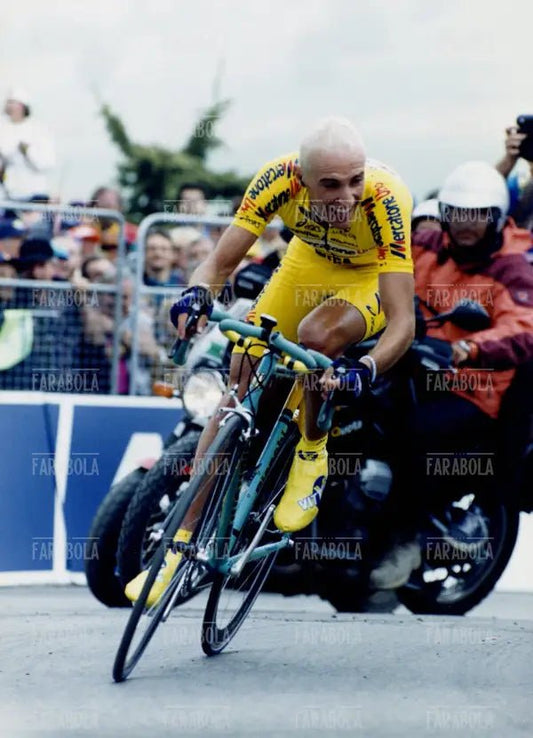 Stefano Garzelli alla cronometro del Sestriere, Giro d'Italia, 2000