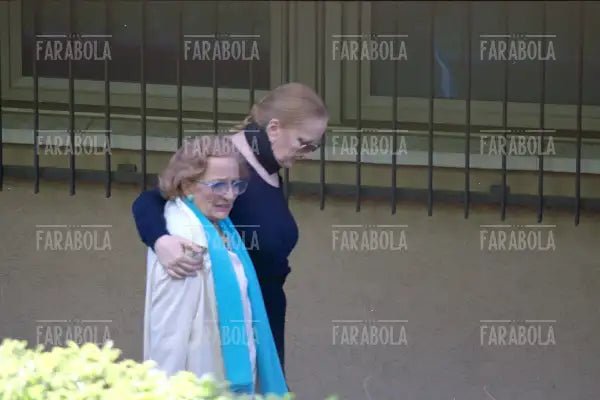 Mina con la madre Gina, Lugano, 2000