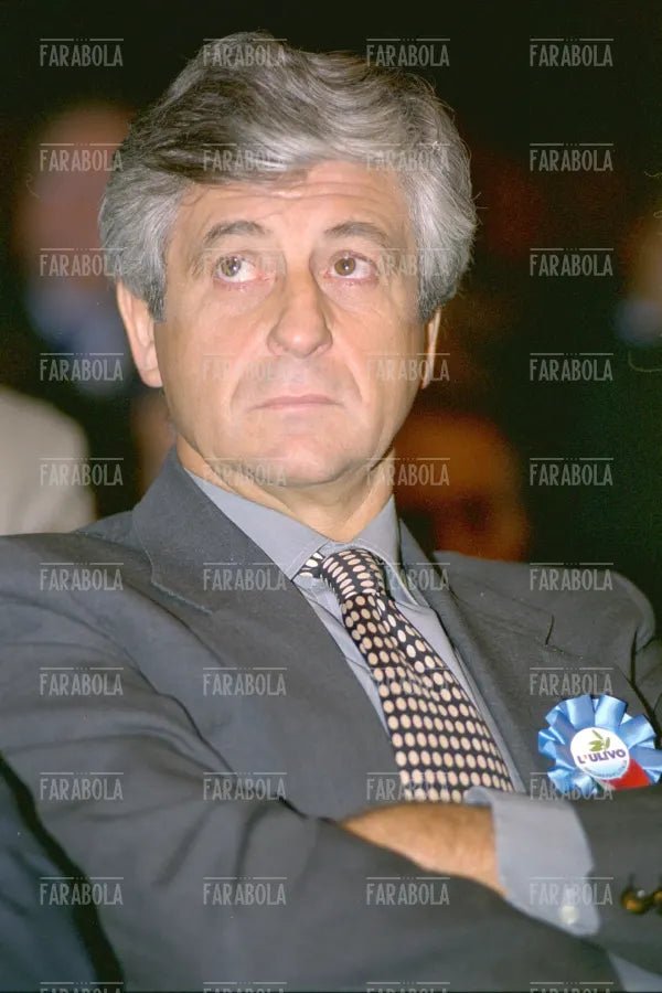 Gianni Rivera alla convention dell'Ulivo, Palavobis, Milano, 2000