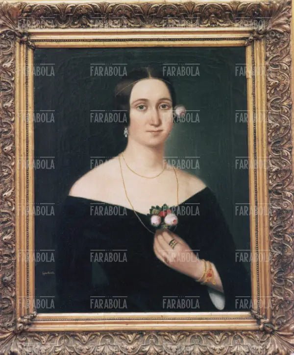 Ritratto di Giuseppina Strepponi di K. Gyurkovich, Mostra Giuseppe Verdi: l'uomo, l'opera, il mito, Milano, 2000