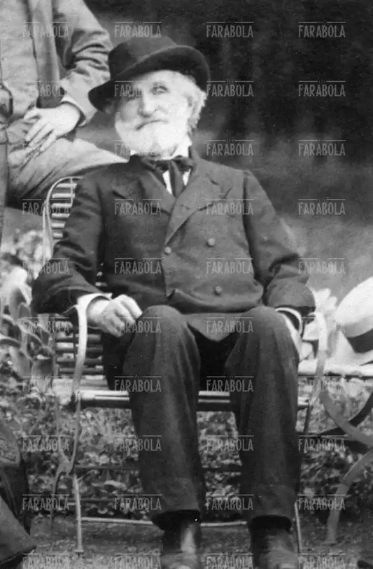 Giuseppe Verdi nel giardino di Sant'Agata, Mostra Giuseppe Verdi: l'uomo, l'opera, il mito, Milano, 2000