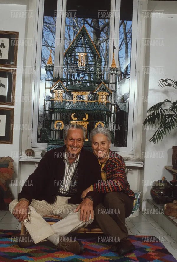 Ottavio Missoni e la moglie Rosita, anni 2000