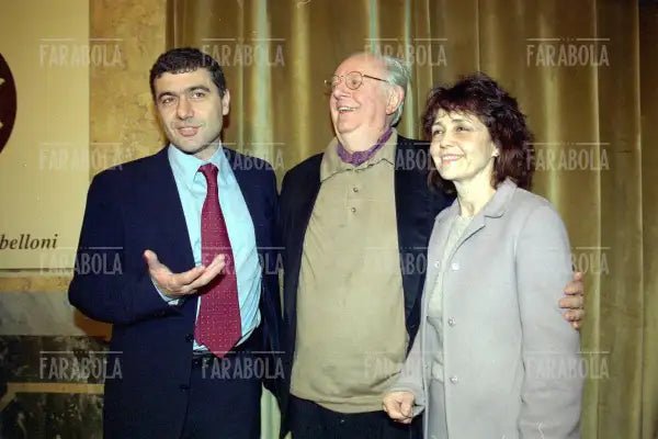 Antonio Pecoraro Scanio, Dario Fo e Milly Moratti, Dibattito sui cibi transgenici, Milano, 2001