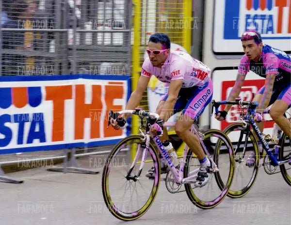 Gilberto Simoni vincitore del Giro d'Italia, Milano, 2001