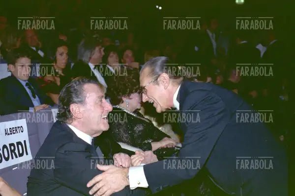 Alberto Sordi e Tony Renis, Montecarlo Film Festival, 2001