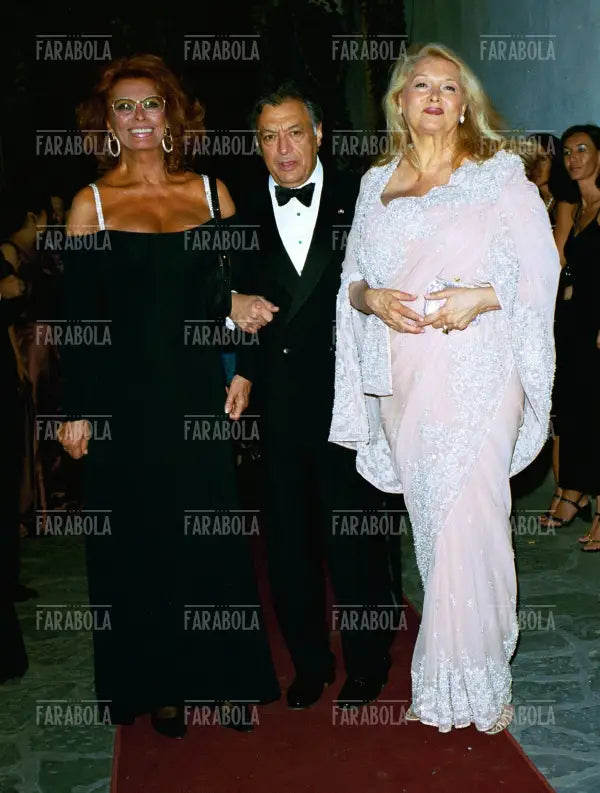 Sophia Loren, Zubin Mehta e Nancy Kovack, Premio Galileo, Firenze, 2002