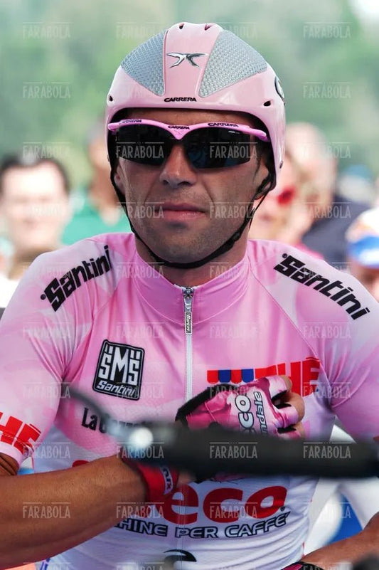 Gilberto Simoni vincitore del Giro d'Italia, cronometro all'Idroscalo, Milano, 2003