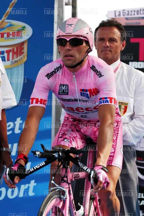 Gilberto Simoni vincitore del Giro d'Italia, cronometro all'Idroscalo, Milano, 2003