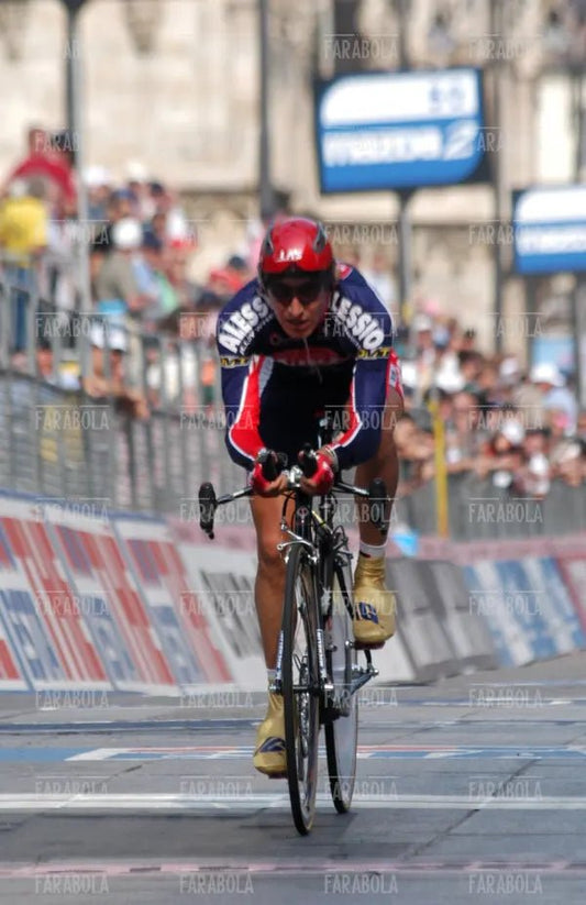Franco Pellizotti, cronometro all'Idroscalo, Giro d'Italia, Milano, 2003