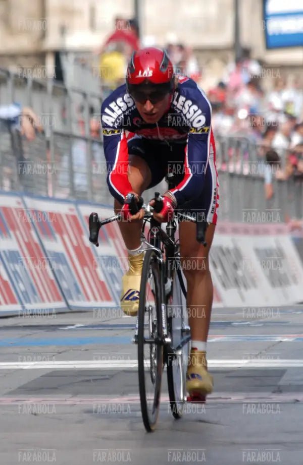 Franco Pellizotti, cronometro all'Idroscalo, Giro d'Italia, Milano, 2003