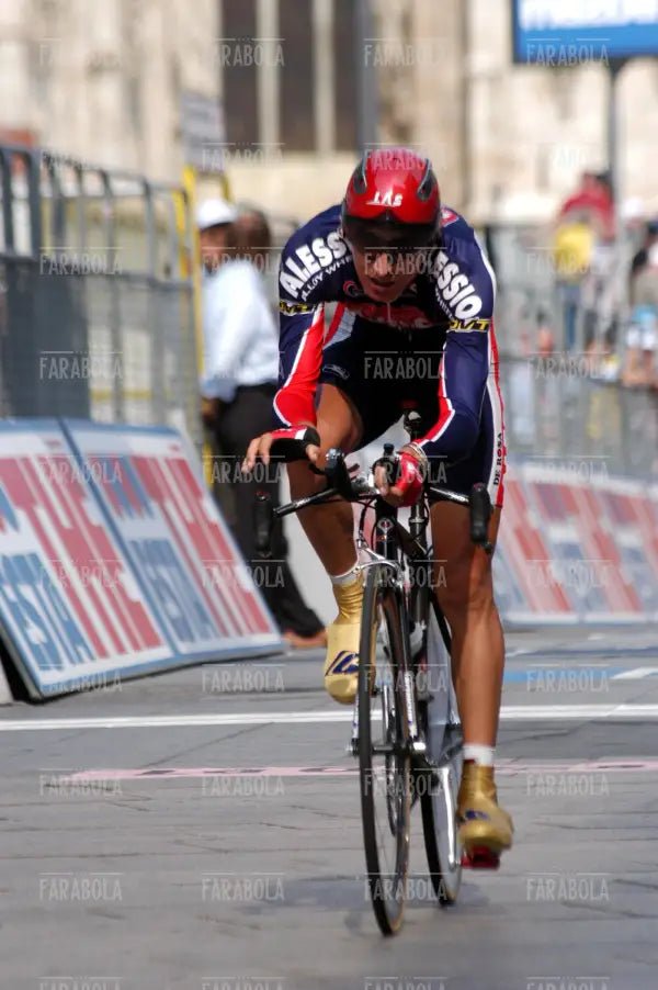 Franco Pellizotti, cronometro all'Idroscalo, Giro d'Italia, Milano, 2003