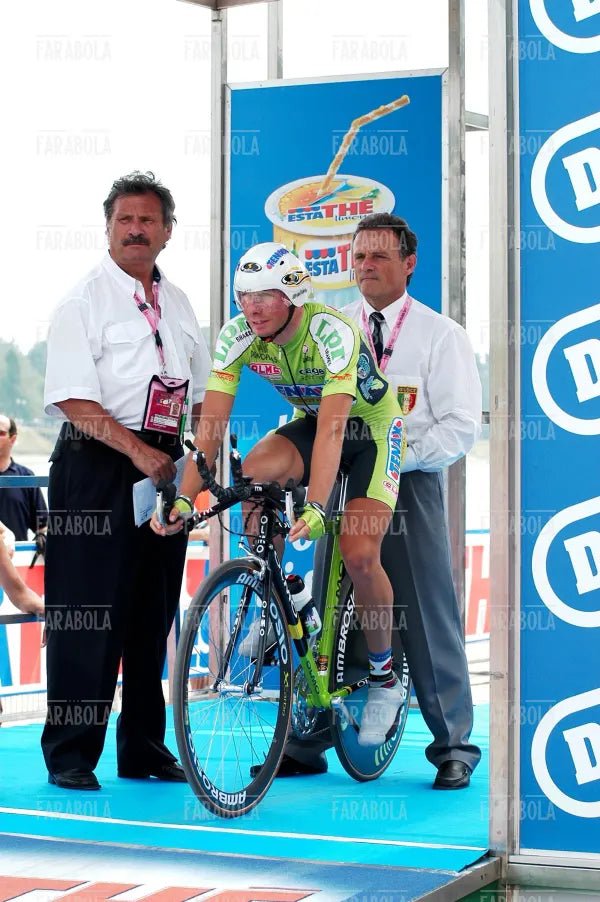 Lorenzo Bernucci, cronometro all'Idroscalo, Giro d'Italia, Milano, 2003