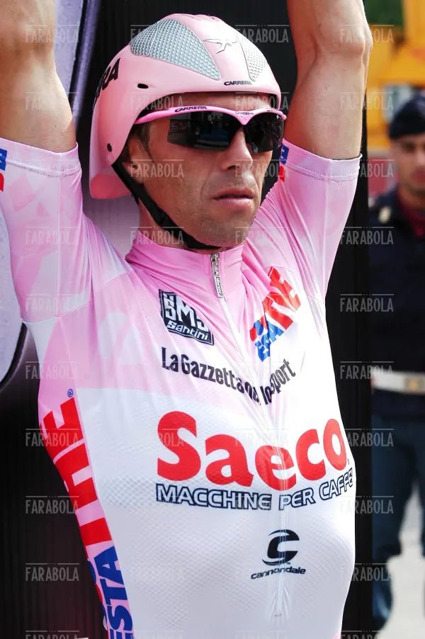 Gilberto Simoni vincitore del Giro d'Italia, cronometro all'Idroscalo, Milano, 2003
