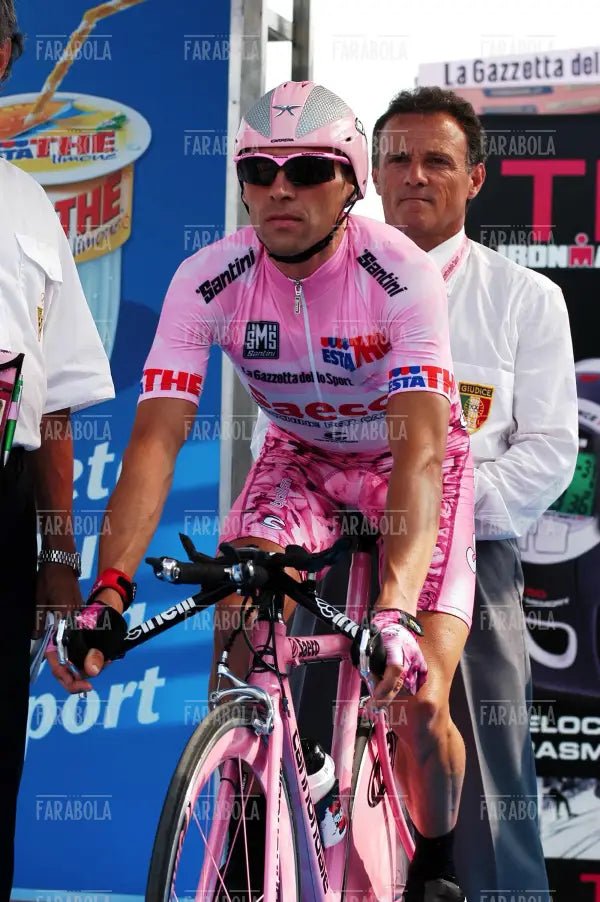 Gilberto Simoni vincitore del Giro d'Italia, cronometro all'Idroscalo, Milano, 2003