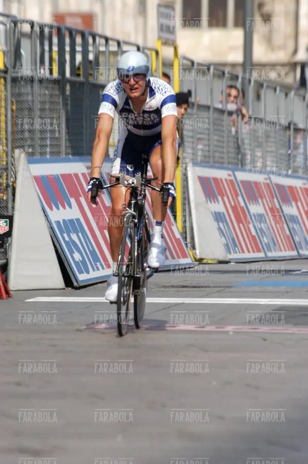 Dario Frigo, cronometro all'Idroscalo, Giro d'Italia, Milano, 2003