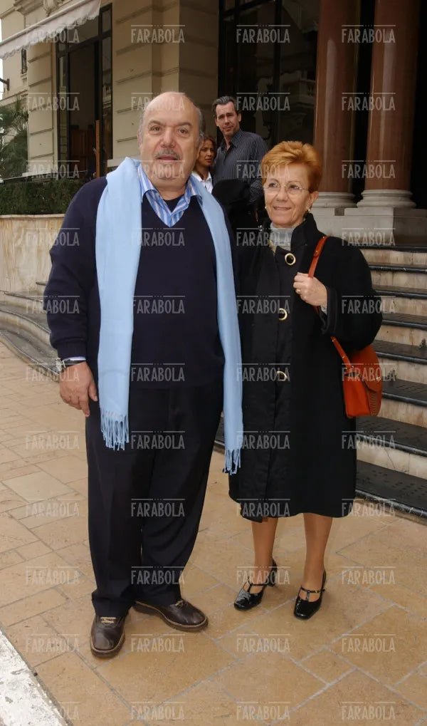 Lino Banfi con la moglie Lucia, Festival della Commedia, Montecarlo, 2003