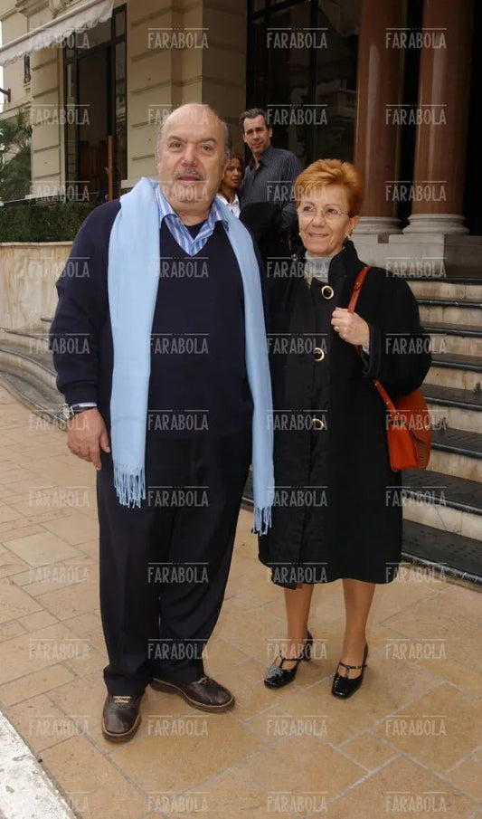 Lino Banfi con la moglie Lucia, Festival della Commedia, Montecarlo, 2003