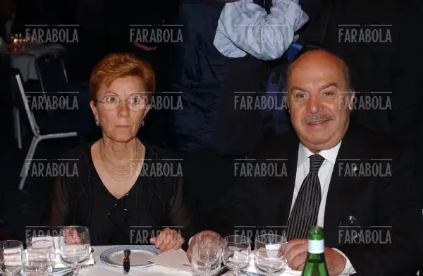Lino Banfi con la moglie Lucia, Festival della Commedia, Montecarlo, 2003
