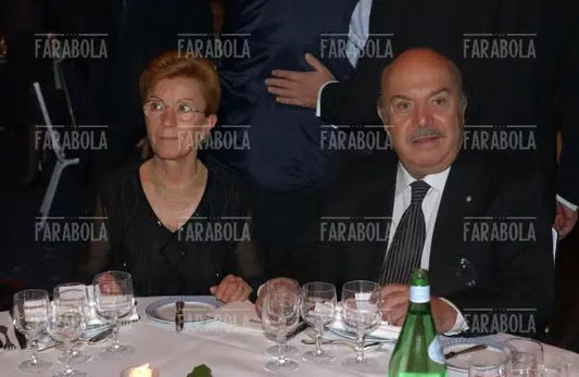 Lino Banfi con la moglie Lucia, Festival della Commedia, Montecarlo, 2003