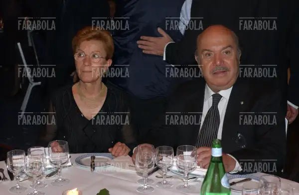 Lino Banfi con la moglie Lucia, Festival della Commedia, Montecarlo, 2003