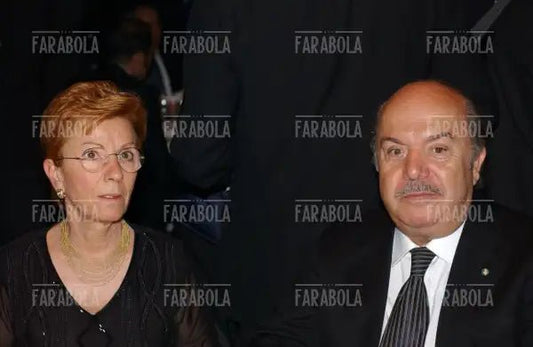 Lino Banfi con la moglie Lucia, Festival della Commedia, Montecarlo, 2003