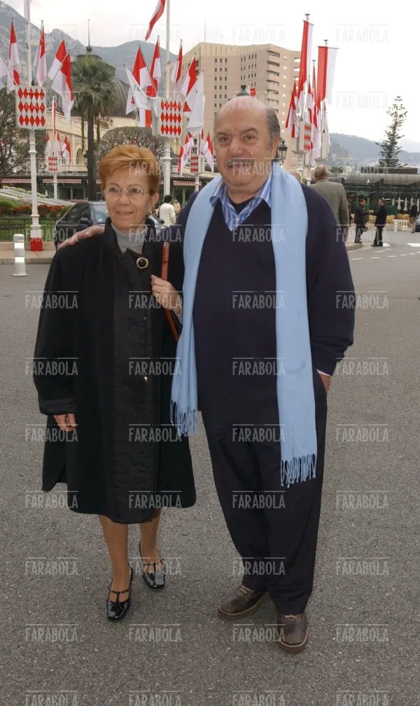 Lino Banfi con la moglie Lucia, Festival della Commedia, Montecarlo, 2003