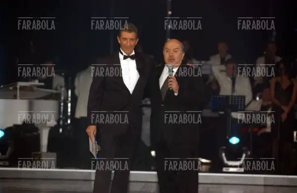 Ezio Greggio e Lino Banfi, Festival della Commedia, Montecarlo, 2003