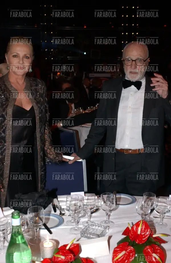 Virna Lisi e Mario Monicelli, Festival della Commedia, Montecarlo, 2003